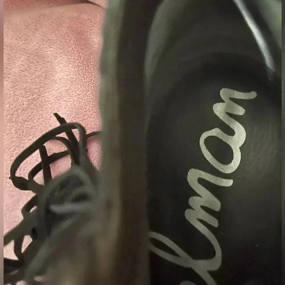 Sam Edelman black suede fringe booties size 7/37 EUC Style “Paige” - Picture 10 of 16